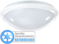 Luminea Deckenlampe mit Bewegungssensor, E27, max. 60 W (Versandrückläufer); Wasserfeste LED-Fluter (warmweiß) Wasserfeste LED-Fluter (warmweiß) 