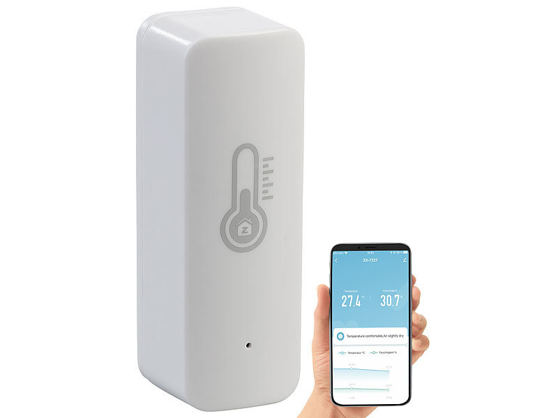 ; WLAN-Gateways mit Bluetooth, WLAN-Temperatur- & Luftfeuchtigkeits-Sensoren mit App und Sprachsteuerung WLAN-Gateways mit Bluetooth, WLAN-Temperatur- & Luftfeuchtigkeits-Sensoren mit App und Sprachsteuerung 