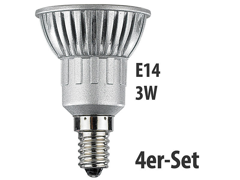 ; LED-Spot E14 (tageslichtweiß) 
