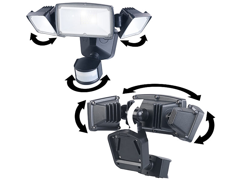 ; LED-Fluter mit Bewegungsmelder (tageslichtweiß) LED-Fluter mit Bewegungsmelder (tageslichtweiß) LED-Fluter mit Bewegungsmelder (tageslichtweiß) LED-Fluter mit Bewegungsmelder (tageslichtweiß) 