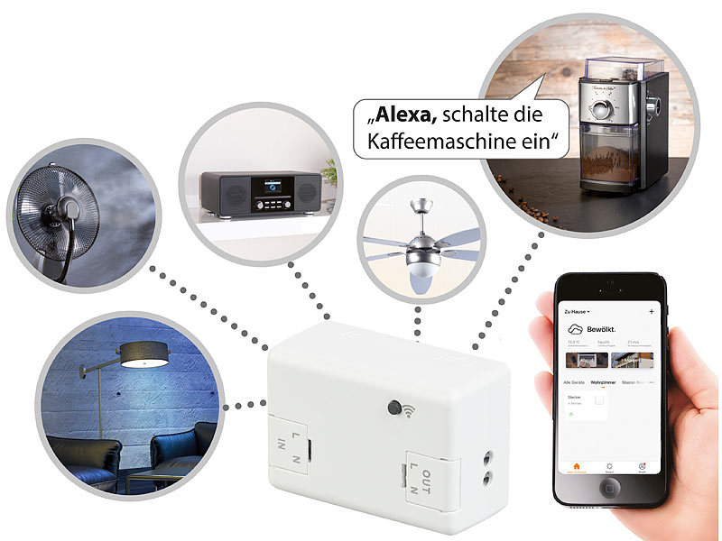 ; Smart-Schalter Alexa Smart-Schalter Alexa Smart-Schalter Alexa 