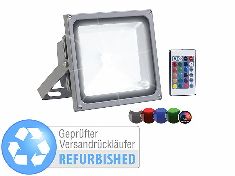 ; LED-Solar-Fluter mit Bewegungsmelder, Wasserfeste LED-Fluter (warmweiß) 