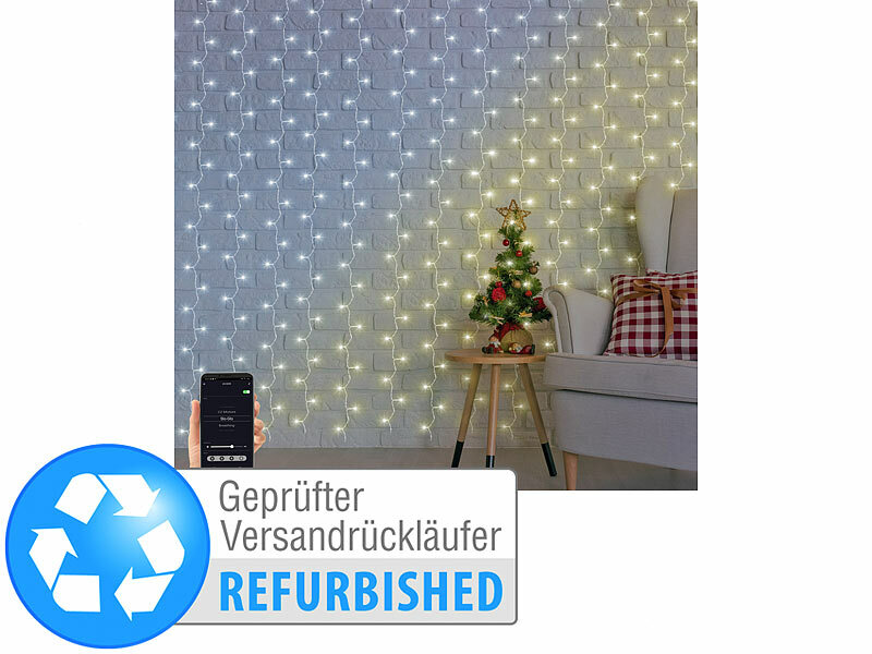 ; WLAN-RGB-LED-Lichtervorhänge WLAN-RGB-LED-Lichtervorhänge WLAN-RGB-LED-Lichtervorhänge 