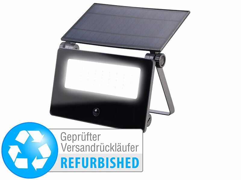 ; Wetterfester LED-Fluter (tageslichtweiß), LED-Fluter mit Bewegungsmelder (tageslichtweiß) 