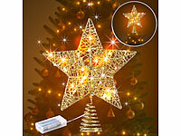 Luminea Baumspitze, Weihnachtsbaumbeleuchtung LED