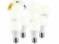 Luminea warmweiße LED-Lampen, 3 Stufen dimmbare LED-Leuchtmittel
