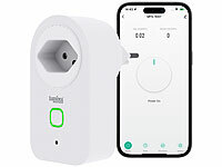 Luminea Home Control Smart Plug, Stromzähler WLAN-Steckdose