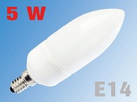 Luminea Energiesparlampe Natural Sunlight Vollspektrum, E14, 5W, 180lm