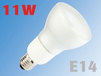 Luminea Reflektor-Energiesparlampe R63, Vollspektrum, E14, 11W, 290 lm