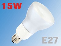 Luminea Reflektor-Energiesparlampe R83 Vollspektrum E27, 15W, 480 lm