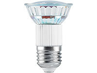 Luminea SMD-LED-Lampe, E27, 24 LEDs, weiß, 130 lm, 10er-Set; LED-Tropfen E27 (warmweiß) 