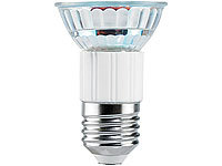 Luminea SMD-LED-Lampe, E27, 48 LEDs, warmweiß, 250 lm, 4er-Set