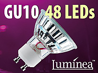 Luminea SMD-LED-Lampe, GU10, 48 LEDs, warmweiß, 250-260 lm; LED-Spots GU5.3 (warmweiß) 