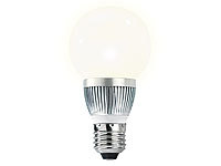 Luminea Energiespar-LED-Lampe mit 3 Watt, E27, Bulb, warmweiß, 205 lm; LED-Kerzen E14 (warmweiß) 