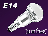 Luminea 3x1W LED-Energiespar-Reflektorlampe, R50, E14 warmweiß, 190 lm