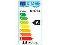 Luminea LED-Energiespar-Reflektorlampe E27, R63, 300lm, 5,5 W, 3000 K, 4er-Set; LED-Tropfen E27 (warmweiß) 