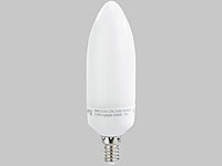 Luminea Energiesparlampe E14 candle 11W warmweiß 4er-Set