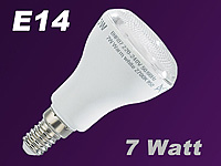 Luminea Energiesparlampe E14 Reflektor R50 7 W Kaltweiß