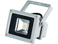 Luminea Wetterfester LED-Fluter im Metallgehäuse, 10 W, IP65, tageslichtweiß; Wasserfeste LED-Fluter (warmweiß) 