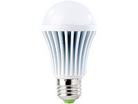 Luminea Highpower LED-Lampe E27, 6W, tageslichtweiß 6000 K, 400-450 lm; LED-Tropfen E27 (warmweiß) LED-Tropfen E27 (warmweiß) 