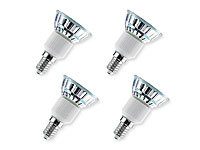 Luminea SMD-LED-Lampe, E14, 48 LEDs, warmweiß, 250 lm, 4er-Set; LED-Lampen E14, E14 LED-EnergiesparlampenLED-Lampenspots E14LED-Spotlampen E14LED-Energiesparlampen E14LED-Lichter E14LED-Spotbirnen E14LED-Leuchten E14LED-Sparspots E14LED-Spot-Bulbs E14LED-EinbauspotsLED-Spots für LED-Einbaustrahler, LED-Strahler ReflektorenLED-Spots für Strahler, Einbauleuchten, Einbaustrahler, Deckenleuchten, Einbauspots, Baustrahler 