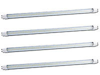 Luminea LED-Leuchtröhren, 60cm, T8, warmweiß, 1000-1100 lm, 4er-Set