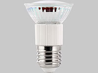 Luminea SMD-LED-Lampe, E27, 60 LEDs, 4,5W, weiß, 350-370 lm; LED-Tropfen E27 (warmweiß) 