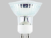 Luminea SMD-LED-Lampe, GU10, 60 LEDs, 4,5W, weiß, 350-370 lm; LED-Tropfen E27 (warmweiß) 