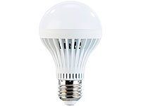 Luminea LED-Lampe, 7W, E27, warmweiß, 3000K, 420 lm, 180°, 2er Set; LED-Tropfen E27 (tageslichtweiß) 