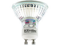 Luminea LED-Spot GU10 2,5W warmweiß 300 lm 120°; LED-Tropfen E27 (tageslichtweiß) 
