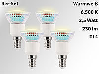 Luminea 4er-Set LED-Spots, Sockel E14, 3 Watt, 230 Lumen, warmweiß (3000 K); LED-Lampen E14, E14 LED-EnergiesparlampenLED-Lampenspots E14LED-Spotlampen E14LED-Energiesparlampen E14LED-Lichter E14LED-Spotbirnen E14LED-Leuchten E14LED-Sparspots E14LED-Spot-Bulbs E14LED-EinbauspotsLED-Spots für LED-Einbaustrahler, LED-Strahler ReflektorenLED-Spots für Strahler, Einbauleuchten, Einbaustrahler, Deckenleuchten, Einbauspots, Baustrahler LED-Lampen E14, E14 LED-EnergiesparlampenLED-Lampenspots E14LED-Spotlampen E14LED-Energiesparlampen E14LED-Lichter E14LED-Spotbirnen E14LED-Leuchten E14LED-Sparspots E14LED-Spot-Bulbs E14LED-EinbauspotsLED-Spots für LED-Einbaustrahler, LED-Strahler ReflektorenLED-Spots für Strahler, Einbauleuchten, Einbaustrahler, Deckenleuchten, Einbauspots, Baustrahler 