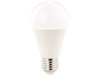 Luminea LED-Lampe, Klasse F, 12 W, E27, warmweiß, 3000 K, 1.055 lm, 220°; LED-Kerzen E14 (warmweiß) LED-Kerzen E14 (warmweiß) 