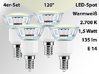 Luminea LED-Spot E14, 1,5W, warmweiß 2700K, 135 lm, 4er-Set; LED-Lampen E14, E14 LED-EnergiesparlampenLED-Lampenspots E14LED-Spotlampen E14LED-Energiesparlampen E14LED-Lichter E14LED-Spotbirnen E14LED-Leuchten E14LED-Sparspots E14LED-Spot-Bulbs E14LED-EinbauspotsLED-Spots für LED-Einbaustrahler, LED-Strahler ReflektorenLED-Spots für Strahler, Einbauleuchten, Einbaustrahler, Deckenleuchten, Einbauspots, Baustrahler LED-Lampen E14, E14 LED-EnergiesparlampenLED-Lampenspots E14LED-Spotlampen E14LED-Energiesparlampen E14LED-Lichter E14LED-Spotbirnen E14LED-Leuchten E14LED-Sparspots E14LED-Spot-Bulbs E14LED-EinbauspotsLED-Spots für LED-Einbaustrahler, LED-Strahler ReflektorenLED-Spots für Strahler, Einbauleuchten, Einbaustrahler, Deckenleuchten, Einbauspots, Baustrahler 