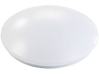Luminea LED-Wand & Deckenleuchte, 20 W, Ø 38 cm, warmweiß (refurbished); LED-Lampe mit PIR-Bewegungssensoren ohne Dämmerungssensoren 