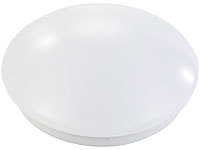 Luminea LED-Wand & Deckenleuchte, 8 W, Ø 19 cm, warmweiß; LED-Lampe mit PIR-Bewegungssensoren ohne Dämmerungssensoren 