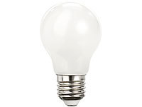 Luminea Retro-LED-Lampe E27, 3 Watt, A55, 250 lm, weiß, 5000 K; LED-Tropfen E27 (tageslichtweiß) LED-Tropfen E27 (tageslichtweiß) 