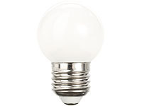 Luminea Retro-LED-Lampe, E27, 3 W, G45, 250 lm, warmweiß; LED-Spots GU10 (warmweiß), LED-Tropfen E27 (tageslichtweiß) 