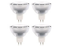 Luminea High-Power LED-Spot GU5.3 , 7W, 12V, tageslichtweiß, 500 lm, 4er-Set; LED-Tropfen E27 (warmweiß) LED-Tropfen E27 (warmweiß) 