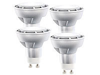 Luminea High-Power LED-Spot GU10, 7W, 230V warmweiß, 500 lm, 4er-Set; LED-Tropfen E27 (warmweiß) LED-Tropfen E27 (warmweiß) 