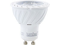 Luminea COB-LED-Spotlight, GU10, 7 W, 450 lm, warmweiß; LED-Tropfen E27 (tageslichtweiß) 