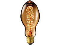 Luminea Vintage-Schmucklampe, gewölbt, mit spiralförmigem Glühdraht