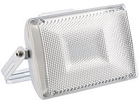 Luminea Highpower LED-Fluter im Aluminium-Gehäuse, 13,6 Watt, IP44 X; Wasserfeste LED-Fluter (warmweiß) 