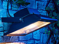 Luminea LED-Fluter 50 W, schwarz, IP65, Licht warmweiß (refurbished); LED-Fluter mit Bewegungsmelder (tageslichtweiß), Wetterfester LED-Fluter (tageslichtweiß) 