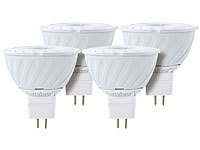 Luminea High-Power COB-LED, GU5.3, MR16, 7 W, tageslichtweiß, 4er-Set; LED-Tropfen E27 (tageslichtweiß) LED-Tropfen E27 (tageslichtweiß) 