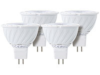 Luminea COB-LED-Spotlight, GU5,3, MR16, 7 W, 450 lm, warmweiß, 4er-Set; LED-Spots GU10 (warmweiß) LED-Spots GU10 (warmweiß) 