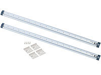 Luminea LED-Unterbauleuchten 2er-Set, 50 cm, Touch-Sensor, 5 Watt, 3000 K