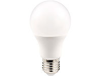 Luminea Lichstarke LED-Lampe E27, 6,5 Watt, A+, tageslichtweiß; LED-Tropfen E27 (warmweiß) 