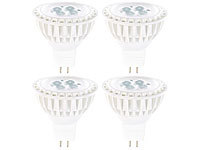Luminea High-Power LED-Spot, GU5.3, warmweiß, 5 W, 320 lm, 4er-Set; LED-Spots GU10 (warmweiß) LED-Spots GU10 (warmweiß) 