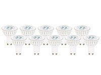 Luminea High-Power LED-Spot, GU10, warmweiß, 5 W, 320 lm, 10er-Set; LED-Tropfen E27 (warmweiß) LED-Tropfen E27 (warmweiß) 