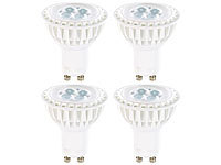 Luminea High-Power LED-Spot, GU10, warmweiß, 5 W, 320 lm, 4er-Set; LED-Spots GU5.3 (warmweiß) LED-Spots GU5.3 (warmweiß) 